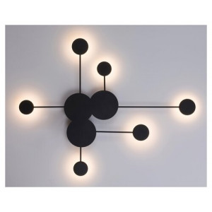 Aplica Amadeo LED 21W metal/acril negru Rabalux
