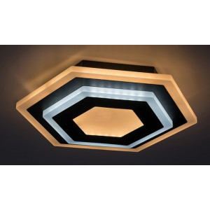 Aplica Bitsi LED 23W metal/acril negru/alb Rabalux