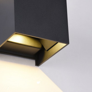 Aplica exterior Fulton LED metal negru Maytoni