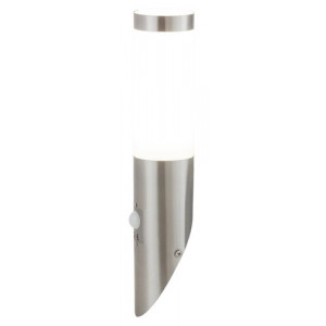 Aplica exterior Inox torch 1xE27 metal/acril nichel/alb Rabalux