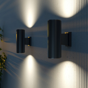 Aplica exterior Rando 2xE27 metal negru Maytoni