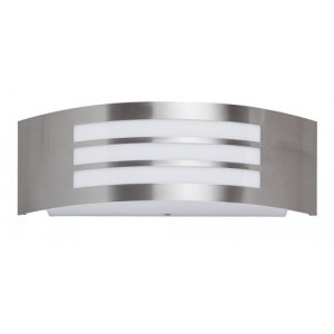 Aplica exterior Roma 1xE27 metal/acril nichel/alb Rabalux RBL8410
