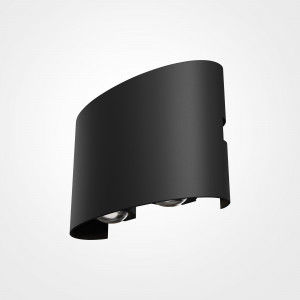 Aplica exterior Strato LED 4W 3000K metal negru Maytoni