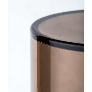 Aplica exterior Teplice 1xE27 metal/acril negru/fumuriu Rabalux