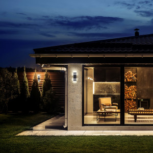 Aplica exterior Unter 2xE27 metal negru Maytoni