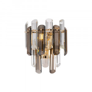 Aplica Flare 2xE14 metal/cristal auriu Maytoni