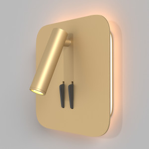 Aplica Ios 176 LED metal auriu mat Maytoni C175-WL-01-6W-MG