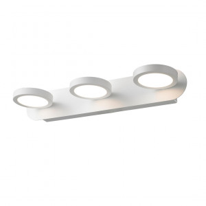 Aplica Kendra LED 15W 945 lumeni metal/acril alb sablat Italux