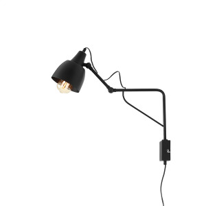 Aplica Soho M 1xE27 metal negru Aldex