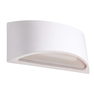 Aplica Vixen 1xG9 ceramica alb semicircular