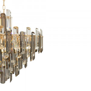 Candelabru Flare metal/cristal auriu Maytoni