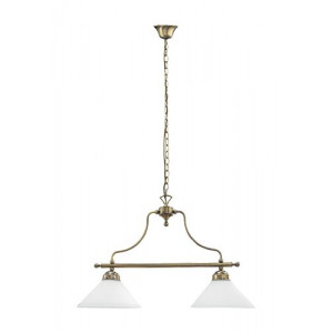 Candelabru Marian 2xE27 metal/sticla bronz/alb Rabalux RBL2707