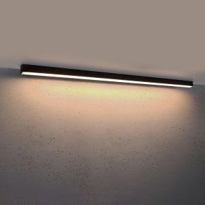 Corp liniar aplicat Pinne LED 3000K 4940lm metal negru liniar - Img 3
