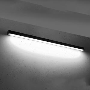 Corp liniar aplicat Pinne LED 4000K 4940lm metal negru liniar - Img 3