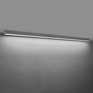 Corp liniar aplicat Pinne LED 4000K 6500lm metal gri liniar - Img 3