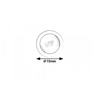 Lampa decorativa Milo LED 0.5W acril alb Rabalux