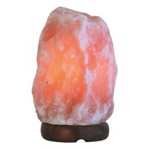 Lampa decorativa Rock 1xE14 sare minerala/lemn portocaliu Rabalux