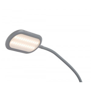 Lampadar Adelmo LED 10W metal/acril gri/alb Rabalux