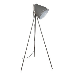 Lampadar Franklin 1xE27 metal gri satinat Italux