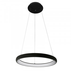 Lustra Alessia LED 40W 2200 lumeni metal/acril negru Italux