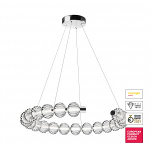 Lustra Amulet LED metal/sticla crom Maytoni
