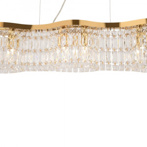 Lustra Dune metal/cristal auriu Maytoni