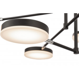 Lustra Fad LED metal negru Maytoni