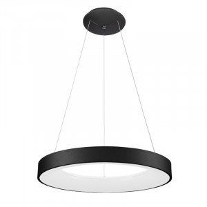 Lustra Giulia LED 50W 2750 lumeni 4000K metal/acril negru Italux