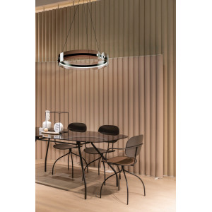 Lustra Interstellar LED metal gri Maytoni