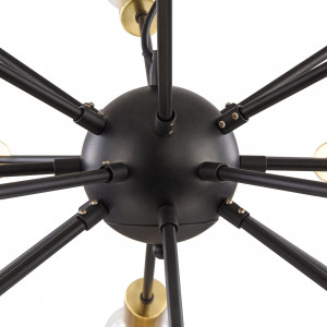 Lustra Jackson 18xE27 metal negru Maytoni