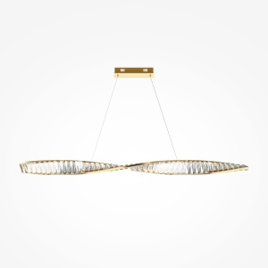 Lustra Krone LED 36W 3000K metal/cristal auriu/transparent Maytoni P097PL-L36BS3K