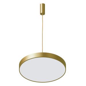 Lustra Orbital LED 30W 1800 lumeni metal/acril auriu sablat Italux