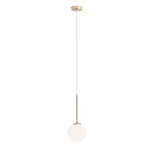 Pendul Bosso 1xE14 metal/sticla auriu Aldex