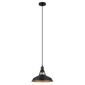 Pendul Freya 1xE27 metal negru Italux