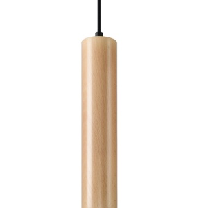 Pendul Lino 1xGU10 lemn natural wood tubular