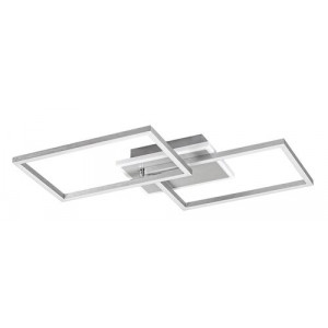 Plafoniera Athelstan LED 40W metal/acril argintiu/alb Rabalux