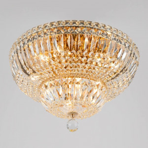 Plafoniera Basfor metal/cristal auriu Maytoni