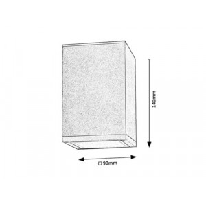 Plafoniera exterior Zombor 1xGU10 metal/sticla antracit/alb Rabalux