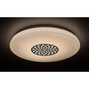 Plafoniera Ophelia LED 24W metal/acril crom/alb Rabalux