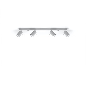 Plafoniera Ring 4L 4xGU10 metal gri tubular - Img 2