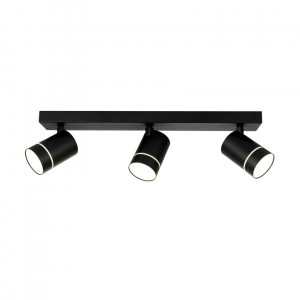 Plafoniera Selma LED 15W 960 lumeni metal negru Italux