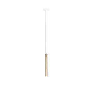 Plafoniera Stick S 1xG9 metal alb/auriu Aldex