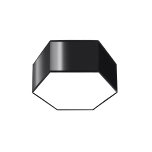 Plafoniera Sunde 13 2xE27 acril negru cube - Img 1