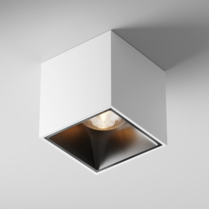 Spot aplicat Alfa LED metal alb/negru Maytoni C065CL-L12W3K-D