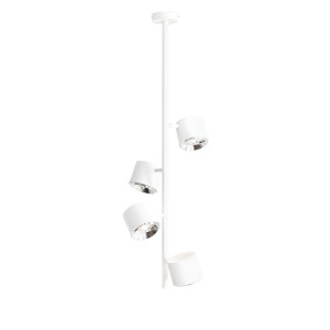 Spot bara Bot V 4xGU10 metal alb Aldex