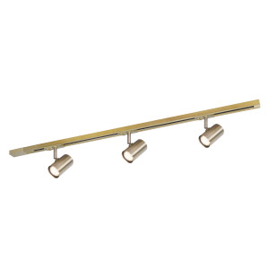 Spot bara Marvi TR Jazz AB 3xGU10 metal bronz antichizat Italux