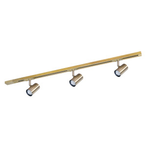 Spot bara Marvi TR Jazz AB 3xGU10 metal bronz antichizat Italux