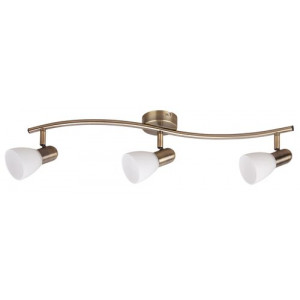 Spot bara Soma 3xE14 metal/sticla bronz/alb Rabalux RBL6308
