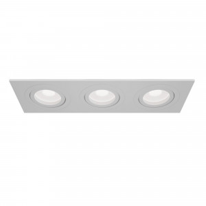 Spot incastrat Atom 3xGU10 metal alb Maytoni