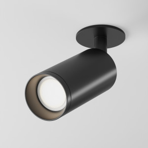 Spot incastrat Focus 1xGU10 metal negru Maytoni